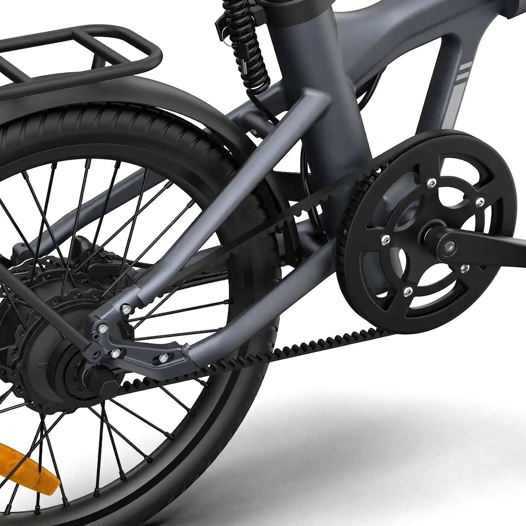 Carbon belt drive — no chain to oil